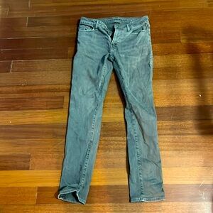 American eagle gray jeans 28 waist 32 length